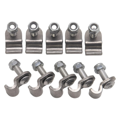 Colliers de serrage en acier inoxydable pour conduite de frein de 3/16 po - paquet de 12
