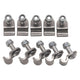 Colliers de serrage en acier inoxydable pour conduite de frein de 3/16 po - paquet de 12