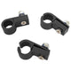 Collier de serrage 8AN pour tube, anodisé noir (lot de 3)