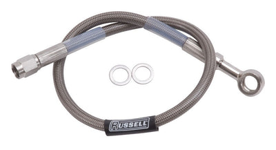 Flexible de frein #3 24 po #3AN vers banjo 10 mm