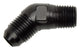6AN to 45Deg 1/8 Adapt Black