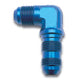 Raccord traversant 6AN 90° bleu