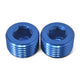 3/4in Allen Pipe Plugs Blue 2/pkg