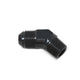 6AN M to 3/8 M Pipe Adpt 45Deg Elbow Black