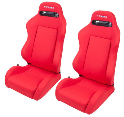 Seat Type-R  Reclinable Red Cloth w/Red Stich