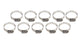 Colliers de serrage pour tuyau 50 mm (1,968 po), lot de 10