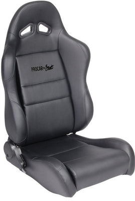 Siège de course Sportsman - Droit - Cuir synthétique noir