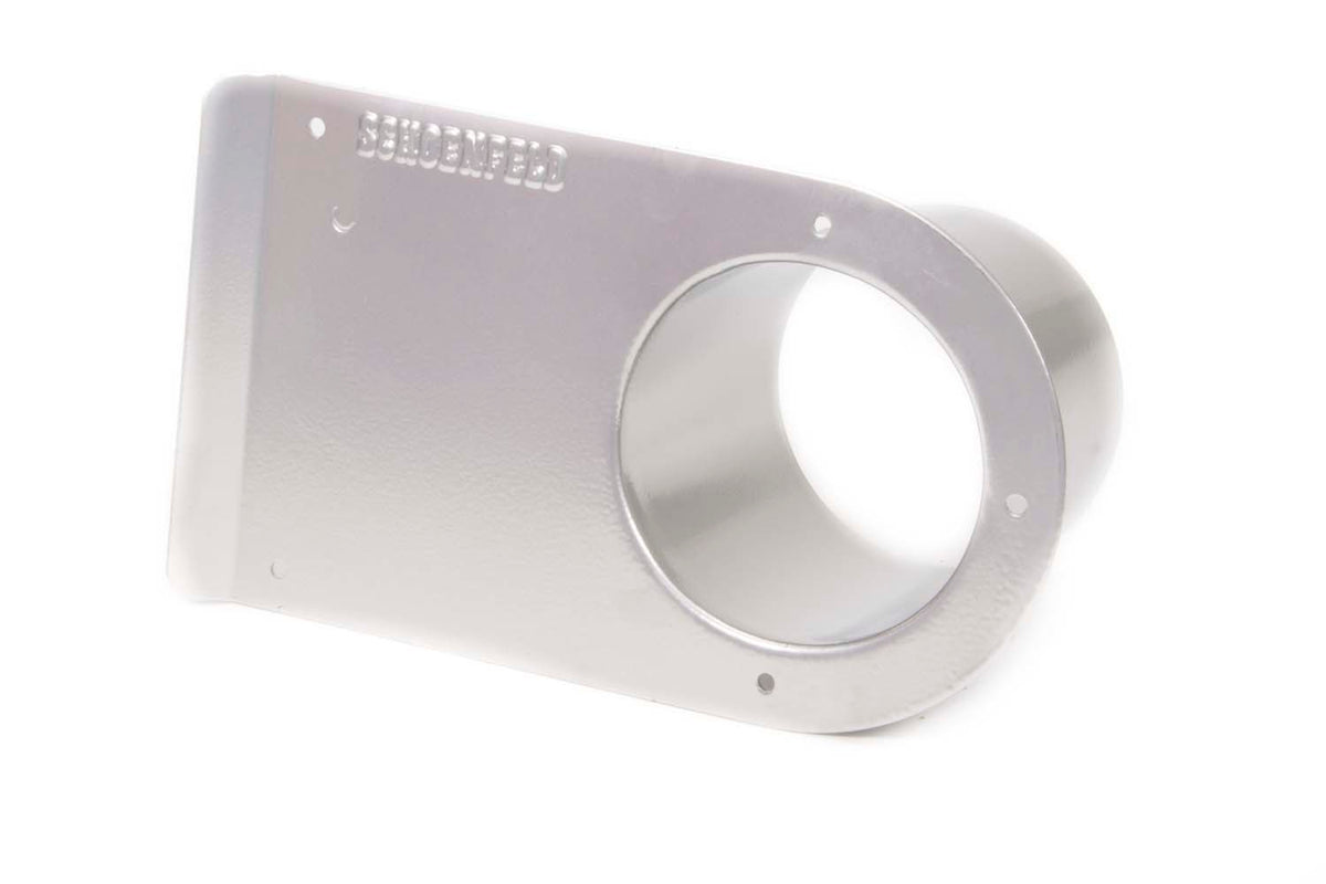 Protecteur de tuyau d'échappement simple 3 po argent