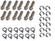 Kit de boulons de collecteur - 12 pans 3/8-16 x 1-1/4 (12)