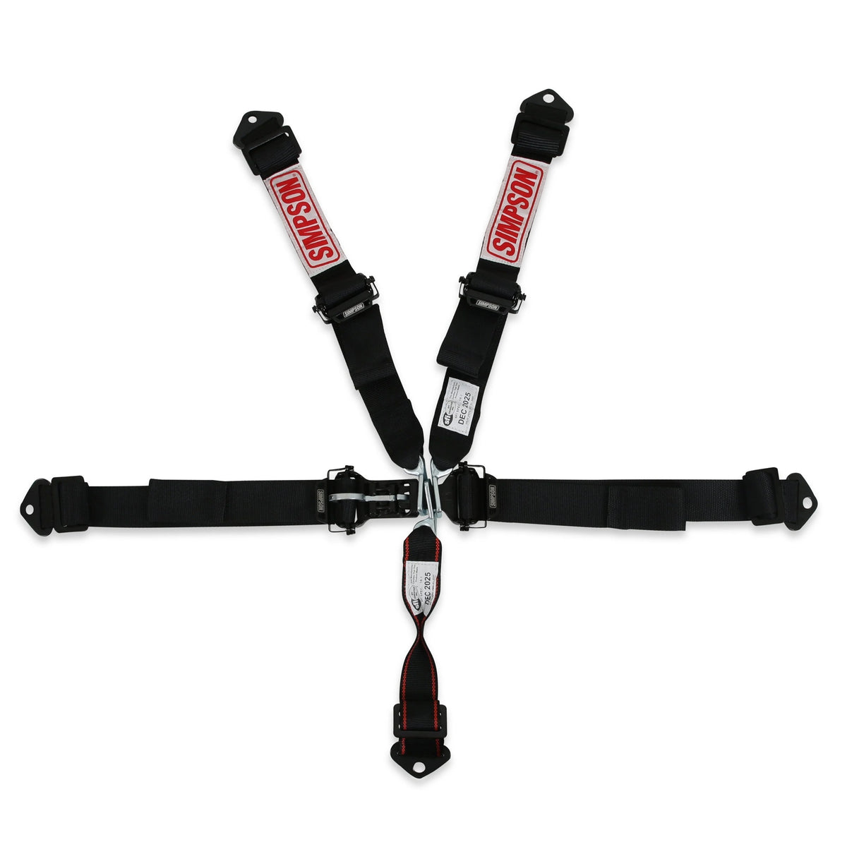 Harnais 5 pts LL avec ceinture et épaulières 2 po