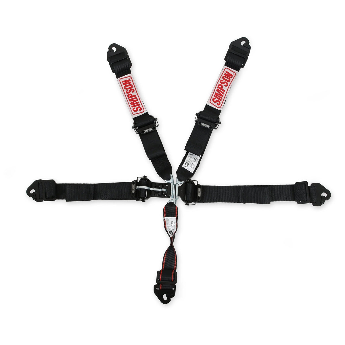 Harnais 5 points LL Sangle d'entrejambe de 5 cm de large, tirant vers le bas, sangle sous-abdominale et épaulières