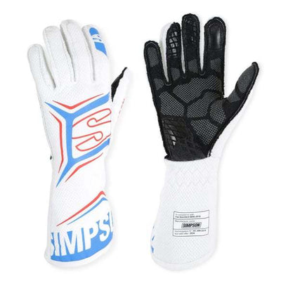 Gants Magnata Medium Blanc / Bleu SFI 3.5/5