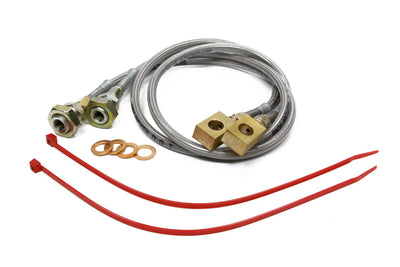 70-78 GM Conduites de frein avant pour rehausse de 5 à 8 po.