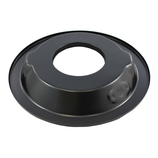 Base de filtre à air 14 po style encastré noire