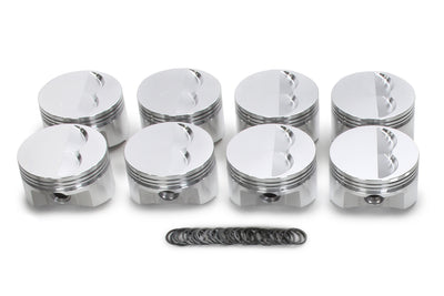 Jeu de pistons SBC à tête plate 4.060 alésage -5cc