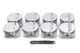Jeu de pistons SBC à tête plate Alésage 4.165 -5cc