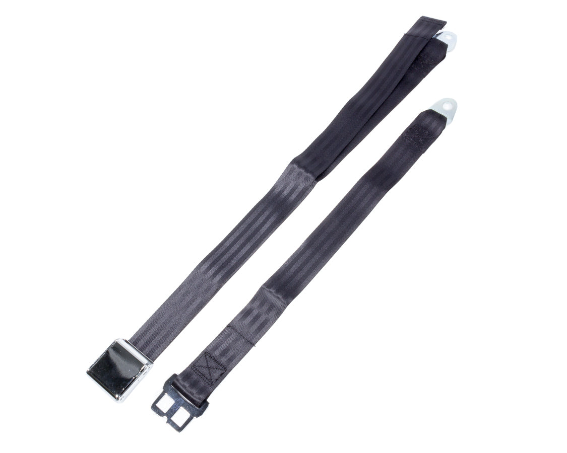 Boucle de style avion 2 points noire