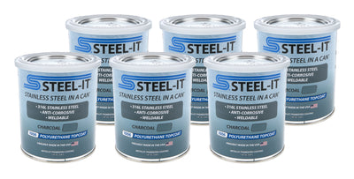 Charcoal Polyurethane Case 6 X 1 QT Cans