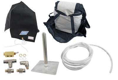 Parachute 430 Large avec lanceur pneumatique Noir