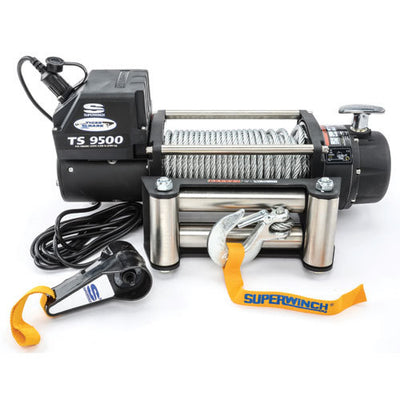 Treuil 9500 lb avec guide-câble à rouleaux et télécommande de 3,6 m