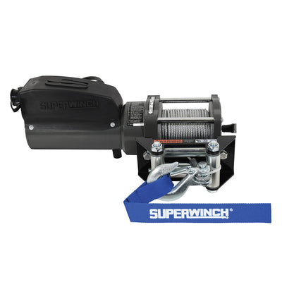 Treuil 1500 lb 1,1 HP 120 V Câble métallique 1/8 po x 35 pi