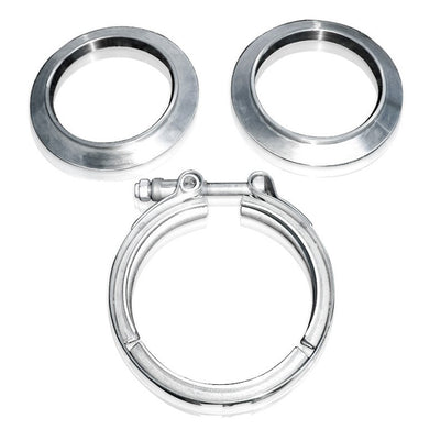 Kit bande en V 3-1/2 po Le kit comprend le collier de serrage et les brides