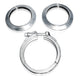Kit bande en V 3-1/2 po Le kit comprend le collier de serrage et les brides