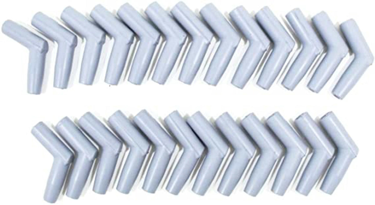Capuchons de bougies d'allumage 25 pièces 115 degrés - Gris