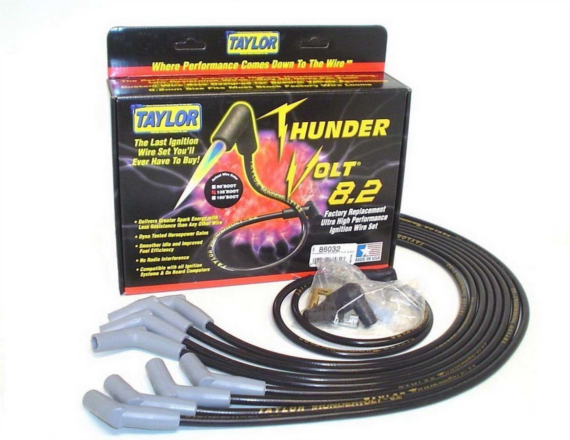 Thundervolt 8.2 Jeu de fils de bougie BBC noir