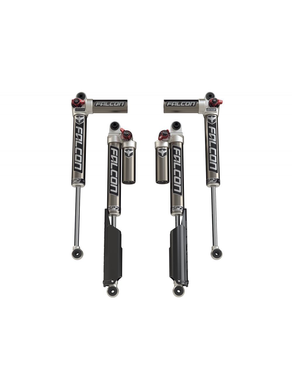 Kit d'amortisseurs Piggyback Falcon SP2 3.3