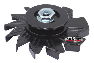 Alternateur ventilateur et poulie furtifs noirs