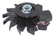 Alternateur ventilateur et poulie furtifs noirs
