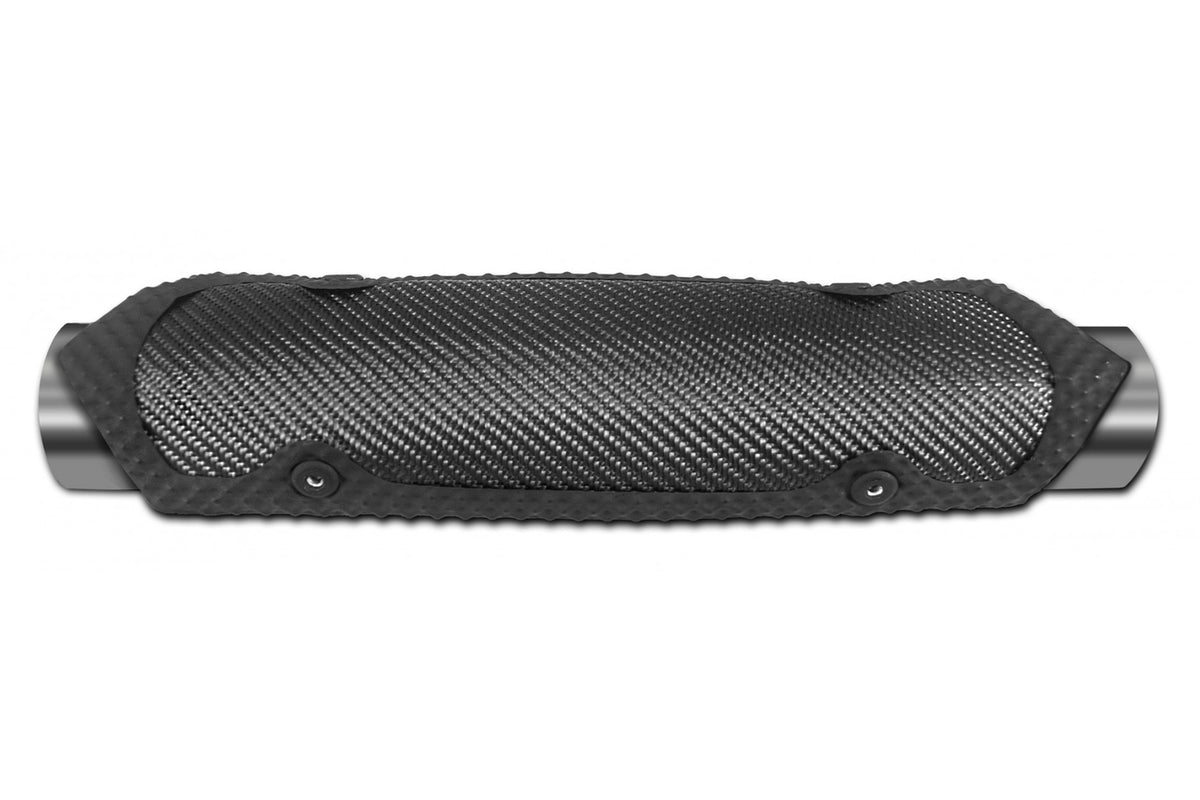 Bouclier thermique à bride 3,75 po x 11,75 po noir