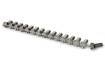 Kit de boulons de centrage de roue 15 pcs Titane