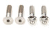 Kit de boulons de broche de bras en titane, 4 pièces