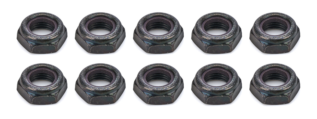 Demi-écrou filetage 1/2-20 noir, lot de 10