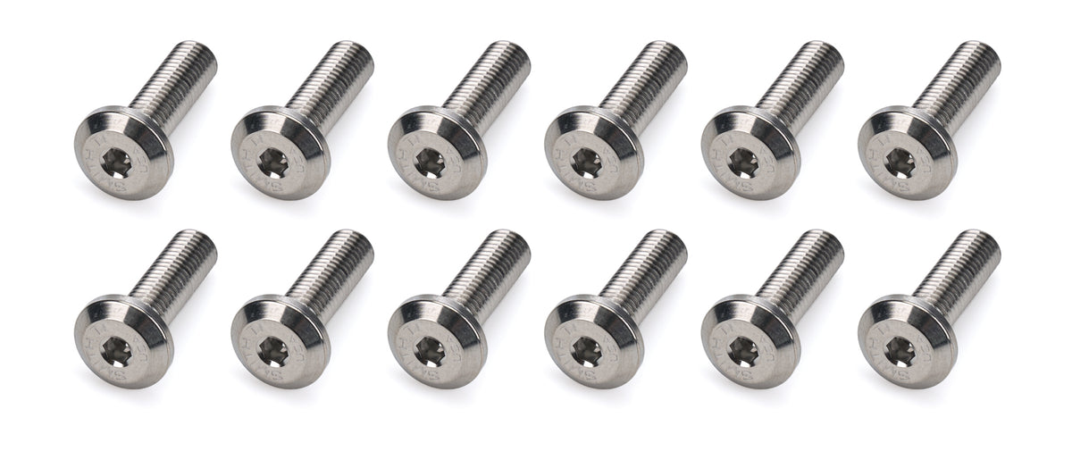 Kit de boulons en titane pour plaque supérieure 12 1/4 x 7/8 bouton