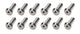 Kit de boulons en titane pour plaque supérieure 12 1/4 x 7/8 bouton