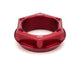 Écrou d'axe G aluminium léger rouge