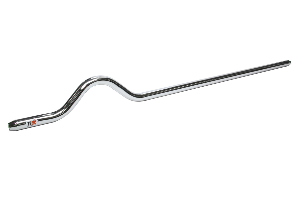 Tige de direction Chromoly courbée en S 49 po chromée