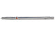 Tirant de rayon en aluminium 3/8, 15,5 pouces, poli