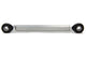 Tige de sélection aluminium complète 600 / Rotules de tringlerie