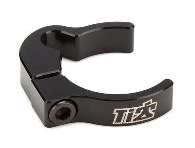 Collier de serrage de conduite de frein 1,25 po aluminium noir