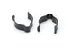 Agrafe de conduite de frein 1.25po Acier Inoxydable Paire Noir