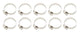 Hose Clamps 1-1/2-1-3/4 10 Pack