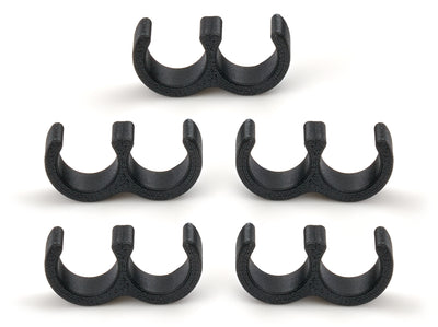 Line Clamp Double -6 Fuel Line 5 Pack