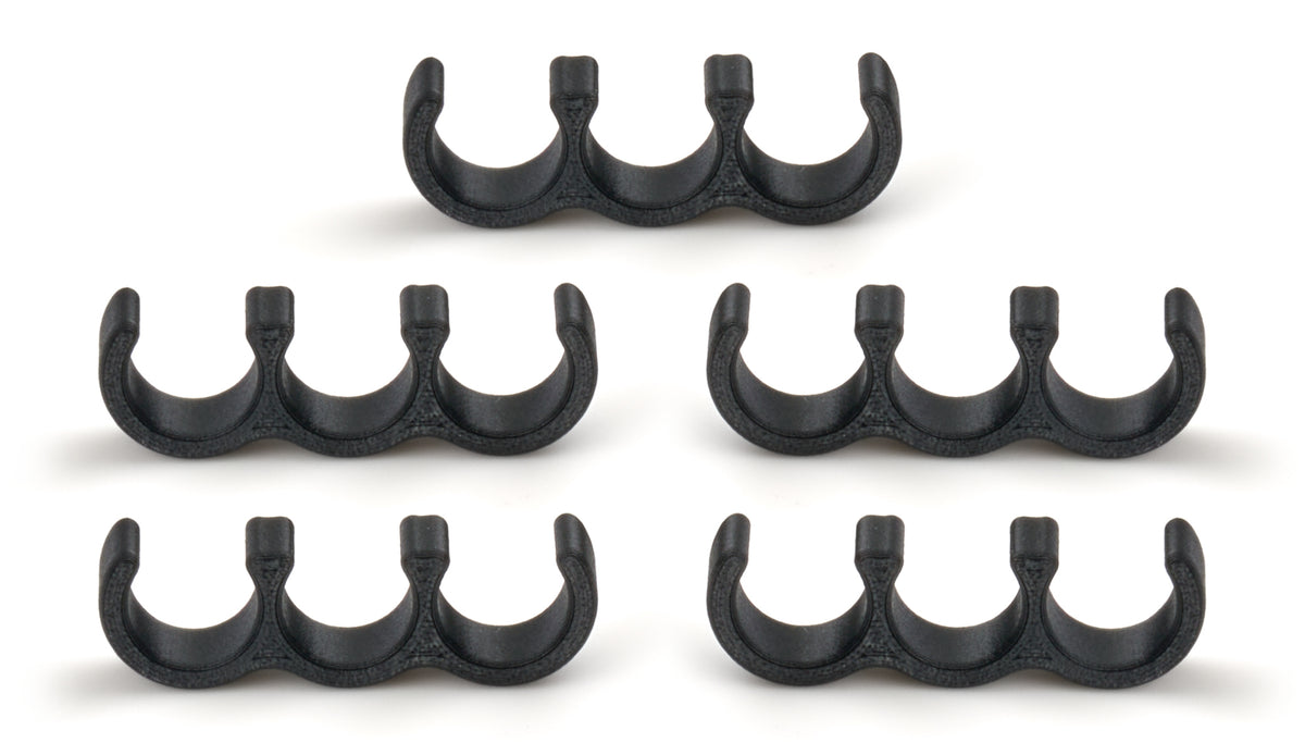 Line Clamp Triple -6 Fuel Line 5 Pack