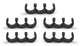 Line Clamp Triple -6 Fuel Line 5 Pack