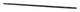 Tige de commande noire 10-32, 15 po de long, en aluminium