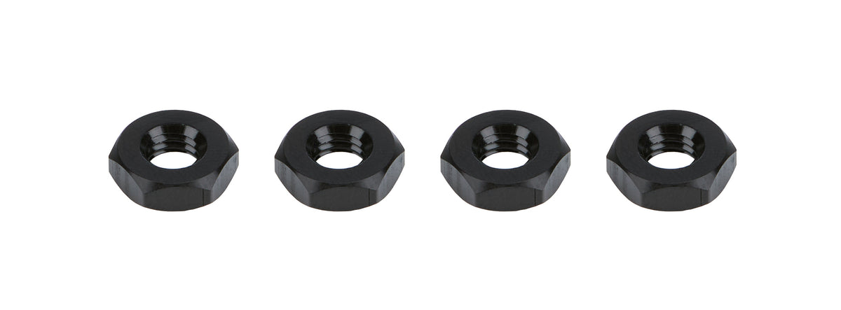Jam Nuts RH 10-32 Black Aluminum 4 pack